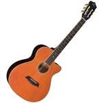 Ficha técnica e caractérísticas do produto Violão Elétrico Taurus Venetian VM681DTSH Encordamento Nylon Satin Honey Michael