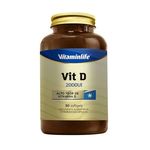 Ficha técnica e caractérísticas do produto Vit D - 30 Softgels - Vitaminlife