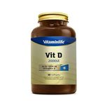 Ficha técnica e caractérísticas do produto Vit D 2000UI - 30 Softgels - Vitaminlife