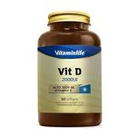 Ficha técnica e caractérísticas do produto Vit D 2000UI - 60 Softgels - Vitaminlife