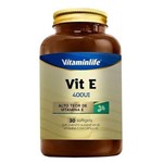 Ficha técnica e caractérísticas do produto Vit E 400UI - 30 Softgels - Vitaminlife