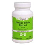 Ficha técnica e caractérísticas do produto Vitacost Ginkgo Biloba Extrato Suplemento 120Mg 120 Cápsulas