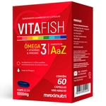 Ficha técnica e caractérísticas do produto Vitafish Ômega 3 e Polivitaminas 1000mg 60cps Maxinutri
