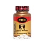 Ficha técnica e caractérísticas do produto Vitamina B-6 100mg FDC - 100 Comprimidos