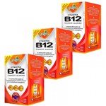 Ficha técnica e caractérísticas do produto Vitamina B12 Cianocobalamina - 3 Unidades de 120 Cápsulas - Katigua