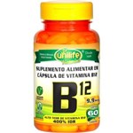 Ficha técnica e caractérísticas do produto Vitamina B12 Cobalamina Vegana 60 Cáps 450Mg