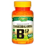 Ficha técnica e caractérísticas do produto Vitamina B12 Cobalamina Vegana 60 Cápsulas de 450mg