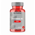 Ficha técnica e caractérísticas do produto Vitamina B5 (ácido Pantotênico) 500mg 60 Cápsulas