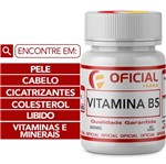 Ficha técnica e caractérísticas do produto Vitamina B5 (Ácido Pantotênico) 500Mg 60 Doses