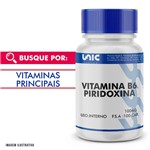 Ficha técnica e caractérísticas do produto Vitamina B6 100mg 100 Caps - Unicpharma