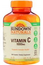 Ficha técnica e caractérísticas do produto Vitamina C 1000mg 300 Cápsulas Sundown