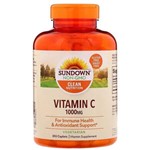 Ficha técnica e caractérísticas do produto Vitamina C 1000mg 300 Comprimidos Cápsulas Sundown Naturals