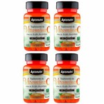 Vitamina C (Ácido Ascórbico) - 4 Un de 60 Cápsulas - Apisnutri