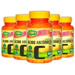 Vitamina C (Ácido Ascórbico) - 5 Un de 60 Cápsulas - Unilife