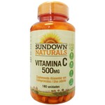 Ficha técnica e caractérísticas do produto Vitamina C Sundown Sun C 500mg C/ 180 Comprimidos