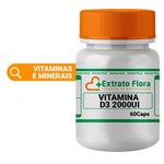 Ficha técnica e caractérísticas do produto Vitamina D3 2.000UI 60 Cápsulas - Extrato Flora