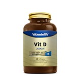 Ficha técnica e caractérísticas do produto Vitamina D 2000UI 60 Softgels Vitaminlife