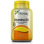 Ficha técnica e caractérísticas do produto Vitamina D3 200UI (60 Caps) - Fitoway