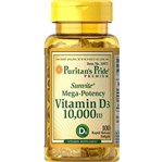 Vitamina D3 10.000 Iu 100 Softgels Importada Puritans Pride - Puritans Pride