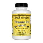 Ficha técnica e caractérísticas do produto Vitamina D3 10.000 Iu Healthy Origins - 360 Softgels