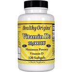 Ficha técnica e caractérísticas do produto Vitamina D3 10.000 UI 120 Softgels - Healthy Origins