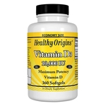 Ficha técnica e caractérísticas do produto Vitamina D3 10.000iu Healthy Origins - 360 Softgels