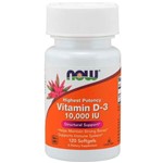 Ficha técnica e caractérísticas do produto Vitamina D-3 10000IU - Now Foods