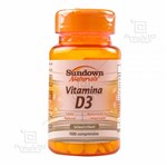 Ficha técnica e caractérísticas do produto Vitamina D3 100ui 100 Comprimidos - Sundown