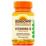 Ficha técnica e caractérísticas do produto Vitamina D 400 UI - 100 Comprimidos - Sundown