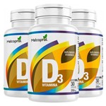 Vitamina D3 250mg - 3 Un de 30 Cápsulas - Melcoprol