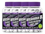 Ficha técnica e caractérísticas do produto Vitamina D3 Colecalciferol 1000mg 4 X 120 Tabletes - Lauton