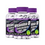 Vitamina D3 (Colecalciferol) - 3 Un de 60 Tabletes - Lauton