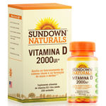 Ficha técnica e caractérísticas do produto Vitamina D Sundown 2000ui C/ 200 Cápsulas