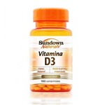 Vitamina D3 - Sundown Vitaminas - 100 Comprimidos