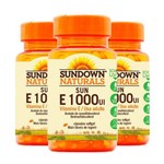 Vitamina e 1000 UI - 3 Un de 50 Cápsulas - Sundown