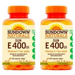 Vitamina e 400 UI - 2 Un de 180 Cápsulas - Sundown