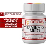 Ficha técnica e caractérísticas do produto Vitamina K2 Mk-7 100Mcg 30 Cápsulas