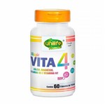 Ficha técnica e caractérísticas do produto Vitaminas K2, D3, Cálcio e Magnésio Vita4 - Unilife - 60 Cápsulas de 710mg