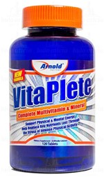 Ficha técnica e caractérísticas do produto VitaPlete (120 Tabs) - Arnold Nutrition