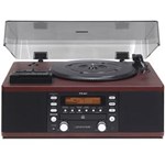 Ficha técnica e caractérísticas do produto Vitrola com Sistema Hi-Fi Lp-R550 com Toca-Discos, Cassete, CD e Rádio
