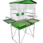 Ficha técnica e caractérísticas do produto Viveiro Triplex para Calopsita Papagaio e Aves Mansas Verde