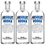 Ficha técnica e caractérísticas do produto Vodka - Absolut Natural 03 Unidades