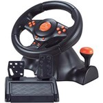 Ficha técnica e caractérísticas do produto Volante Racer 3 em 1 Playstation 2/Ps3/Pc Sem Fio - Multilaser
