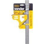 Ficha técnica e caractérísticas do produto VONDER - Esquadro Combinado 12" - 300 Mm em Aço Inox