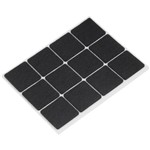 Ficha técnica e caractérísticas do produto VONDER - Feltro autoadesivo preto, quadrado, 30 mm