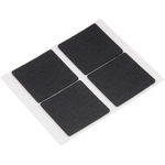 Ficha técnica e caractérísticas do produto VONDER - Feltro autoadesivo preto, quadrado, 50 mm