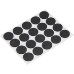 Ficha técnica e caractérísticas do produto VONDER - Feltro autoadesivo preto, redondo, 22 mm