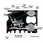 Ficha técnica e caractérísticas do produto Wallet Ninja - Cartão Gadget Multifuncional 18 em 1 - Rpc