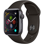 Ficha técnica e caractérísticas do produto Watch Series 4 GPS 40mm Cinza Espacial Case With Preto Sport Band - Apple