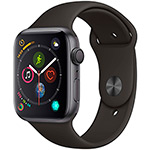 Ficha técnica e caractérísticas do produto Watch Series 4 GPS 44mm Cinza Espacial Case With Preto Sport Band - Apple